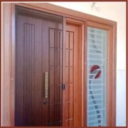 PLEATED COLLAPSIBLE SINGLE DOOR